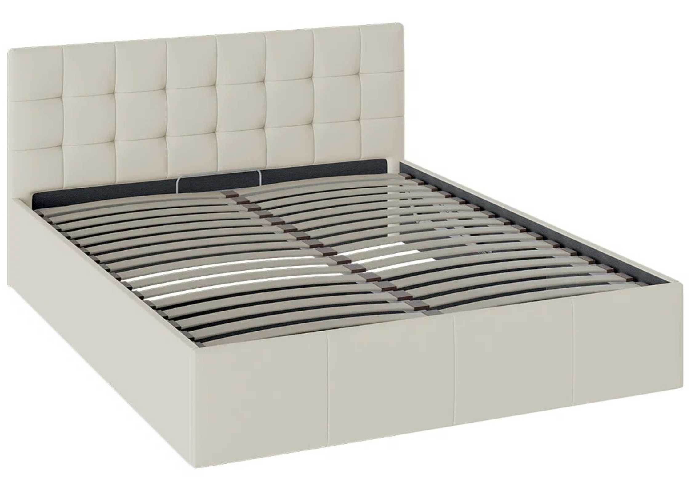 Łóżko tapicerowane z pikowanym zagłówkiem 120x200